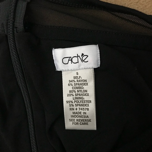 Cache little black dress midi size small - Picture 4 of 4